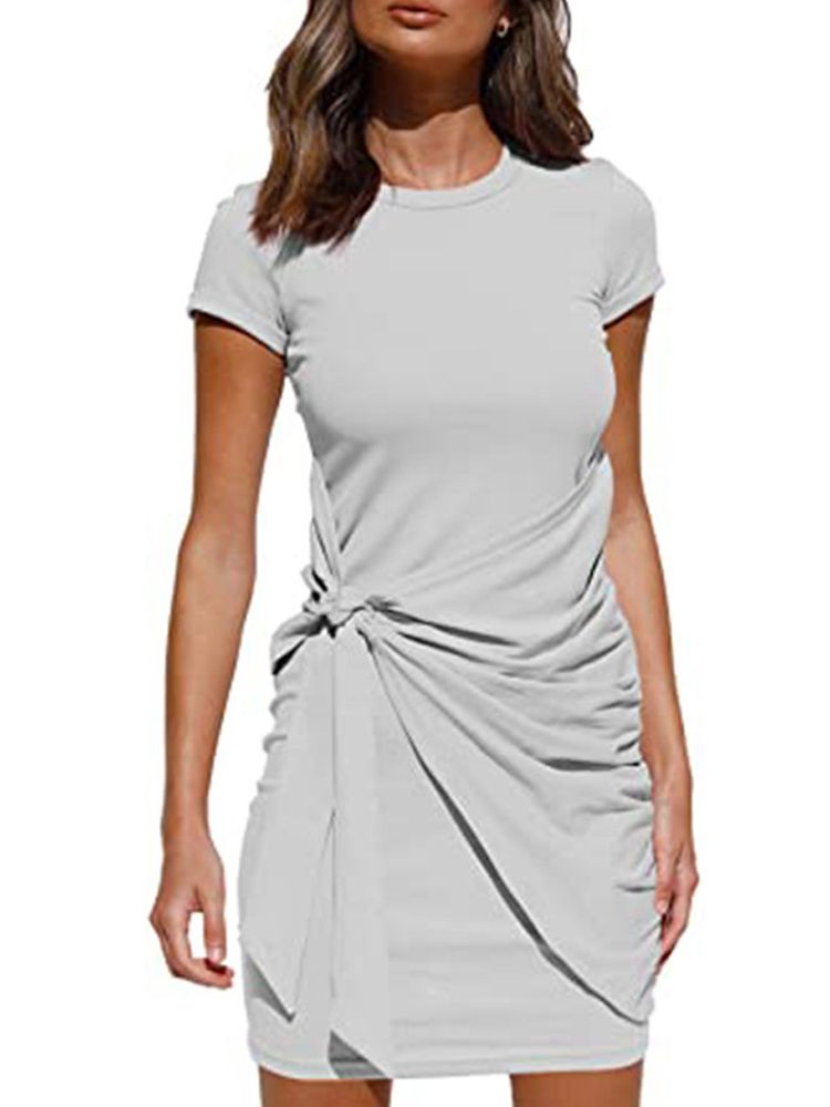 Casual Slim Pencil Short Dress