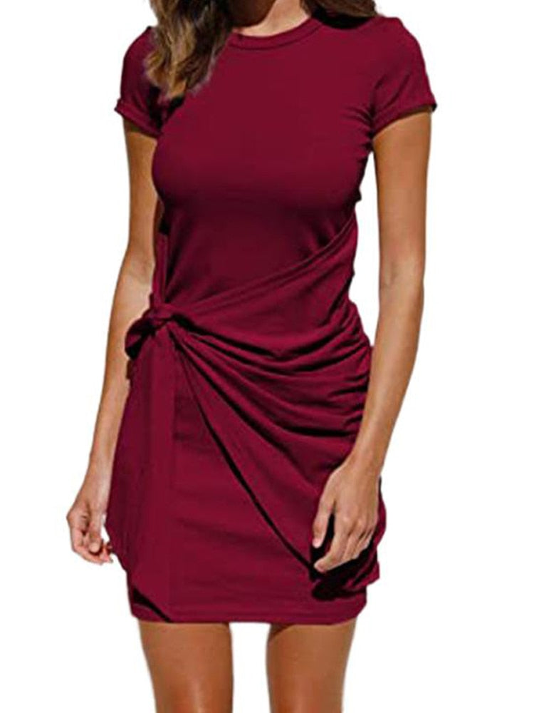 Casual Slim Pencil Short Dress