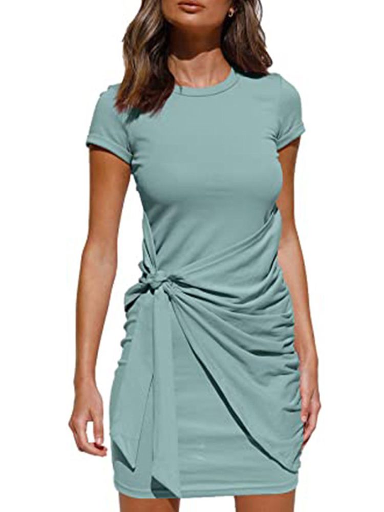 Casual Slim Pencil Short Dress