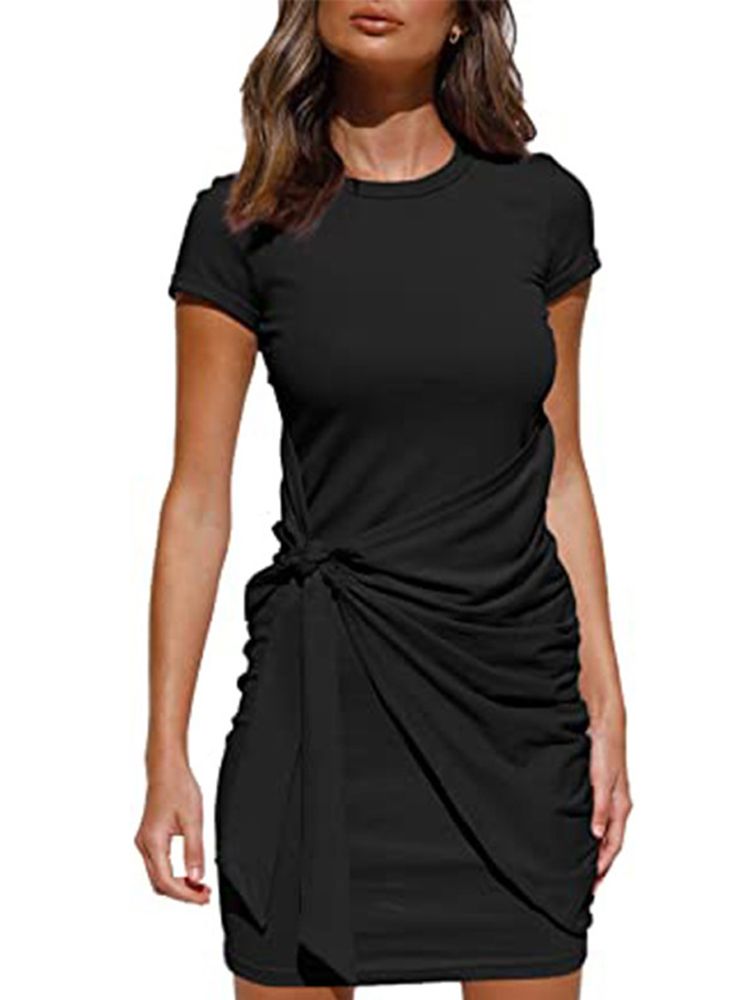Casual Slim Pencil Short Dress
