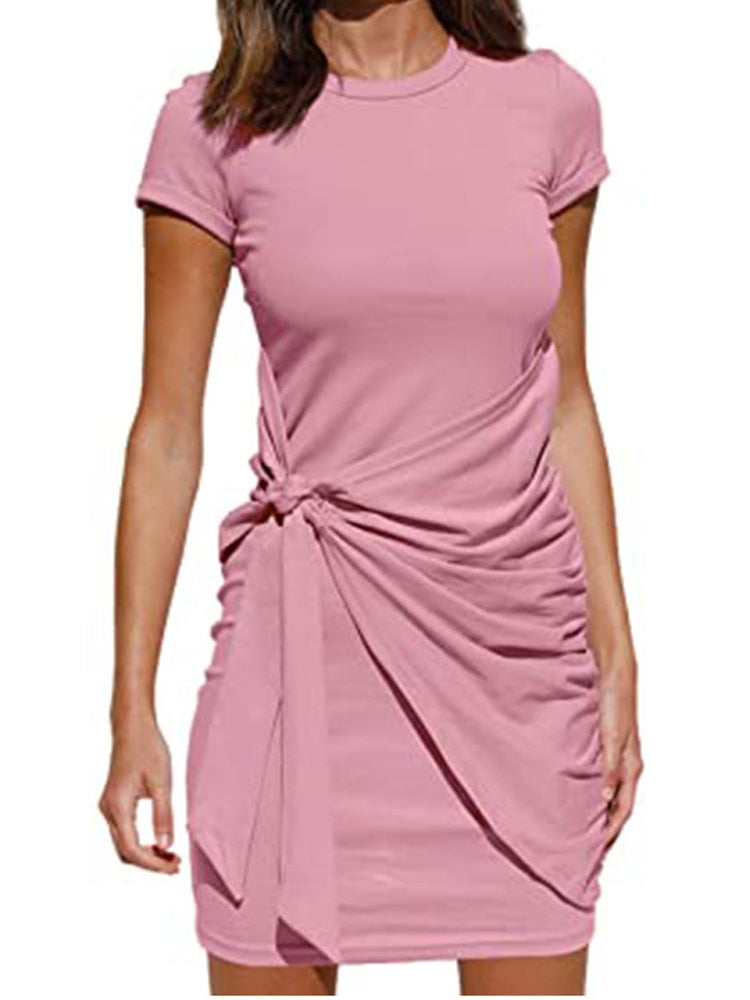 Casual Slim Pencil Short Dress