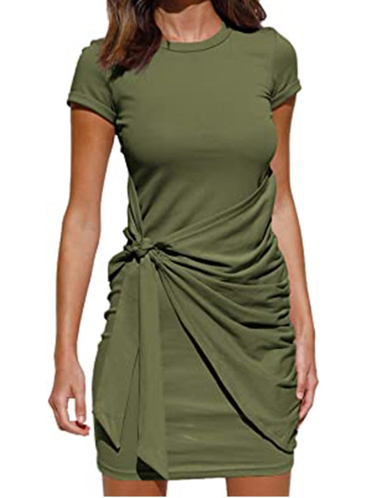 Casual Slim Pencil Short Dress