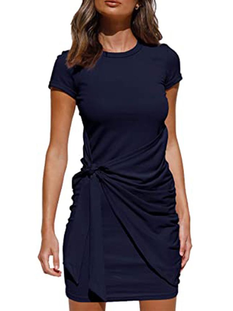 Casual Slim Pencil Short Dress