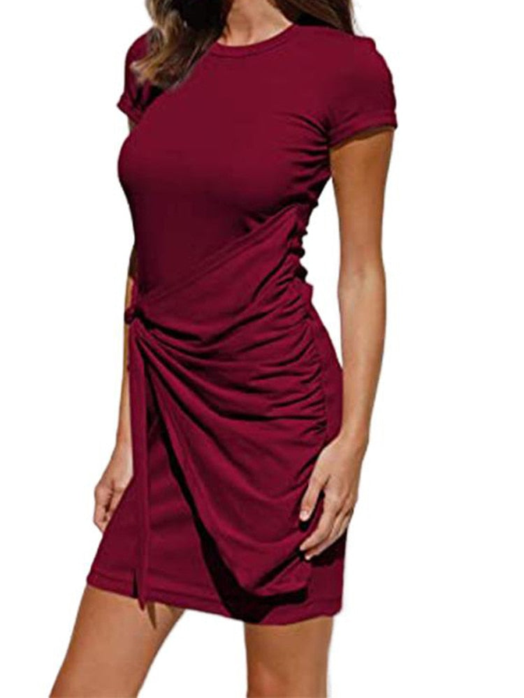 Casual Slim Pencil Short Dress