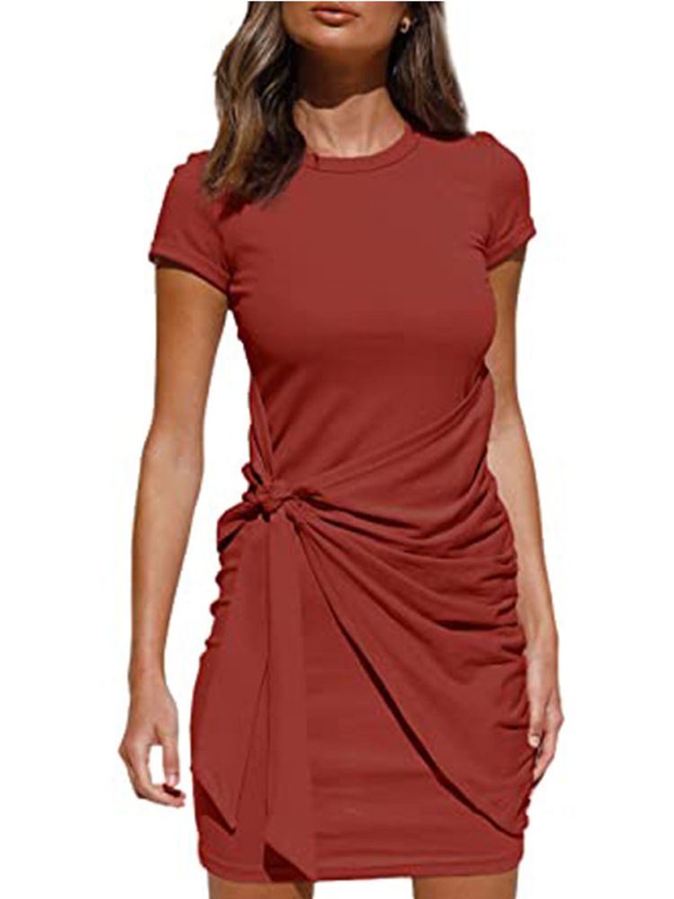 Casual Slim Pencil Short Dress