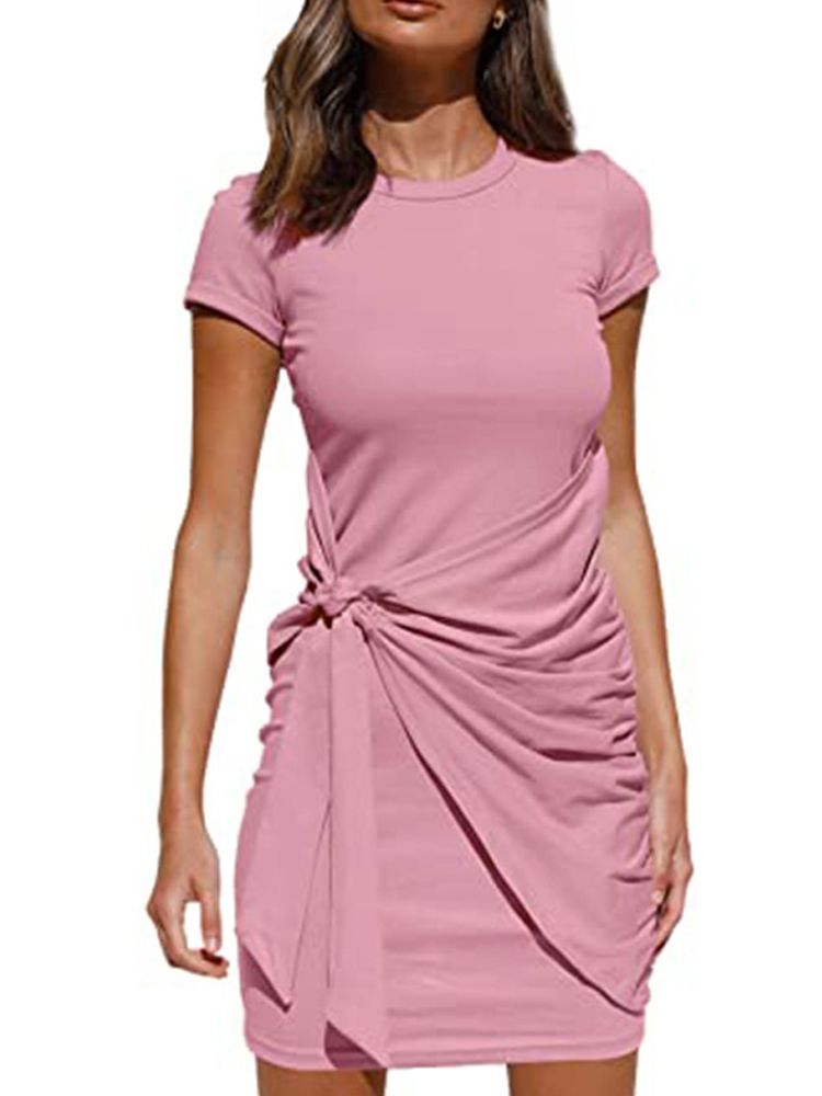 Casual Slim Pencil Short Dress