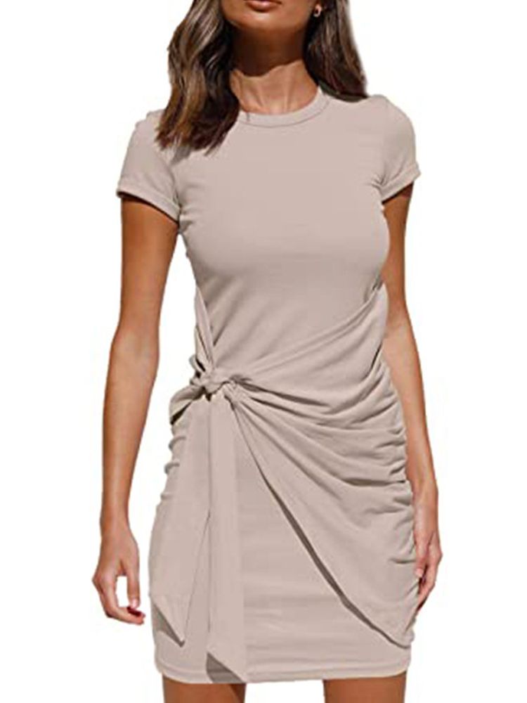 Casual Slim Pencil Short Dress