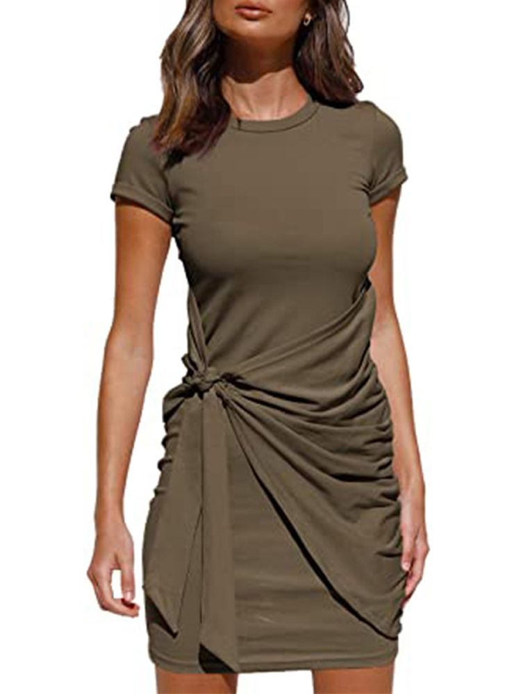 Casual Slim Pencil Short Dress